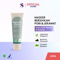 Gambar Mugwortella Charcoal Deep Pore Cleansing 10 Minutes Wash Off Mask dari Somethinc Kota Tangerang 1 Tokopedia