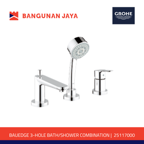 Gambar BAUEDGE 3-HOLE BATH/SHOWER COMBINATION | 25117000 dari Bangunan Jaya Online Kota Administrasi Jakarta Utara Tokopedia