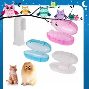 Pet finger toothbrush / gosok sikat gigi kucing dan anjing