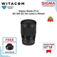 Gambar Lensa Sigma 16mm f1.4 DC DN Contemporary for Leica L-Mount dari Witacom Kota Administrasi Jakarta Pusat 1 Tokopedia