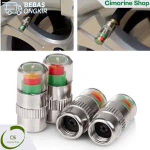 PENTIL BAN ILUX / DENGAN INDIKATOR TEKANAN BAN - BELI 1 GRATIS 3 CS