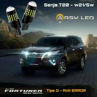 Gambar Lampu LED Senja Mobil Fortuner Tipe G - T20 W21/5W 54 Titik Lensa Car dari ARSYLED MALL Kota Administrasi Jakarta Selatan 1 Tokopedia