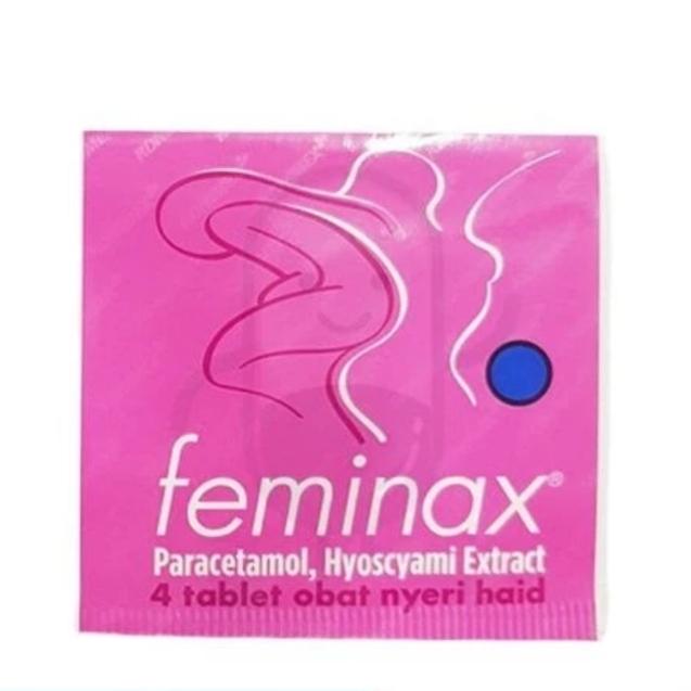 FEMINAX STRIP 4 Tablet Pereda Nyeri Haid