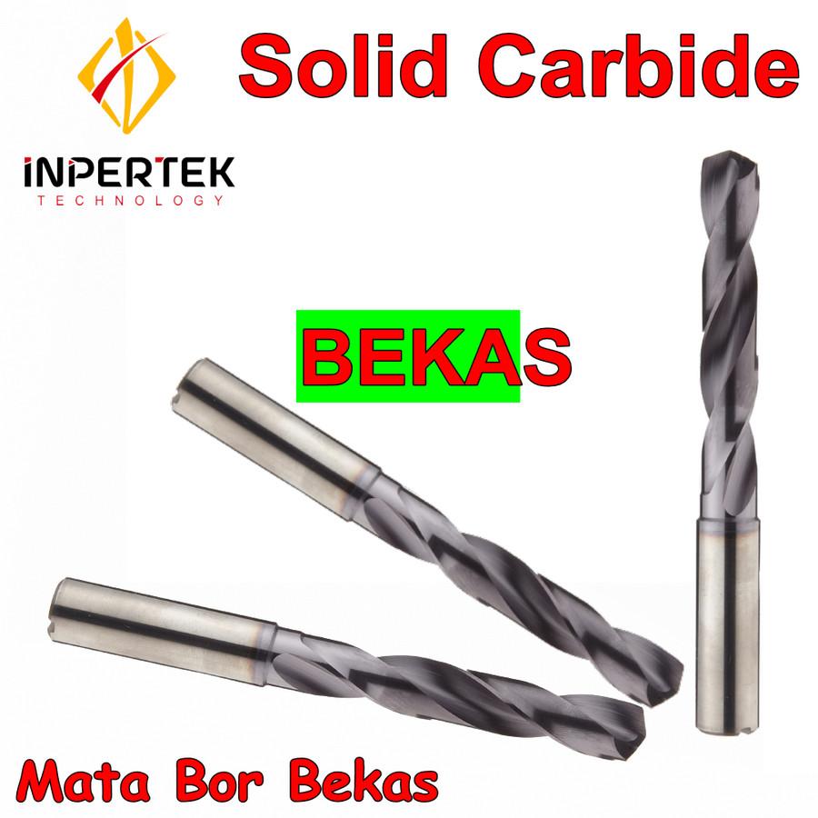 Drill carbide d10 x 80 Bor Carbide — foto asli 1
