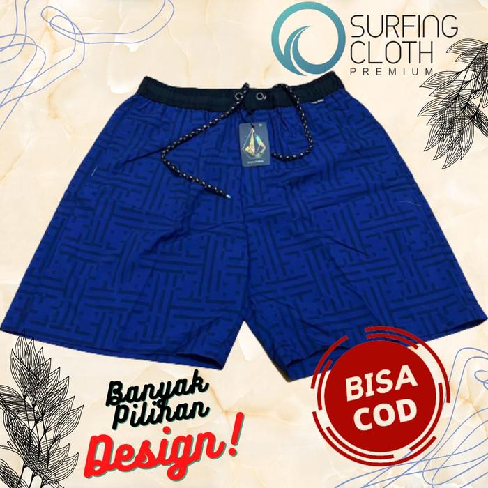 Gambar Celana pendek Quiksilver Surf Skate - lazy trunk red and blue line dari toko faahion Jakarta Utara Tokopedia