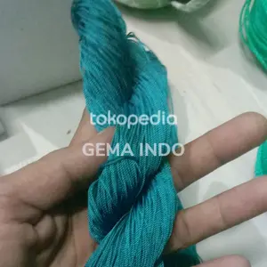 GEMA INDO PERKASA Benang Rajut Serbaguna Hijau 3ply-30ply Kualitas Bagus untuk Jahit & Rajut Jaring Toko GEMA INDO PERKASA