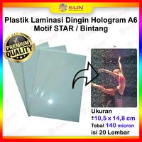 Gambar Plastik Laminasi Dingin Hologram A6 Bintang - STAR dari Sun Indonesia Kota Surabaya 1 Tokopedia