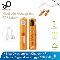 Gambar SMARTTOOLS RECHARGEABLE AAA BATTERY MICRO USB dari semestaonline Kota Malang 2 Tokopedia