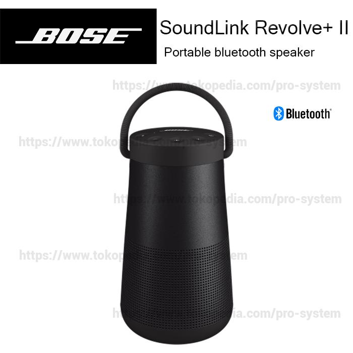 Gambar Bose SoundLink Revolve+ Serie II Speaker Portable Bluetooth Waterproof - Hitam dari Pro-System Jakarta Barat Tokopedia