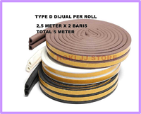 Gambar Seal Penutup Celah Pintu jendela Peredam suara rubber seal Door&Window - COKLAT ( type i, 2.5Mter X2baris dari sansukarta store Kota Administrasi Jakarta Timur 1 Tokopedia