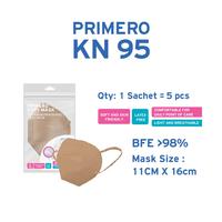 Gambar Primero Buy 1 Get 1 - Masker KN95 5Ply Coffe - 1 bundle isi 25pcs dari PRIMERO STORE OFFICIAL Kota Tangerang 1 Tokopedia