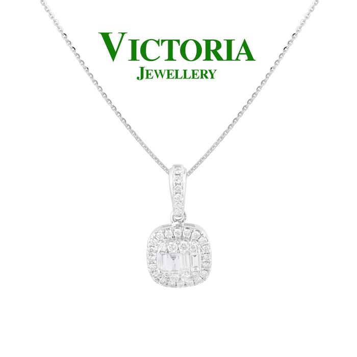 Gambar Liontin Berlian Baugette VPD719902 Victoria Jewellery dari Victoria Jewellery Online Kota Administrasi Jakarta Selatan Tokopedia