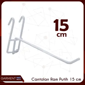 Ram Display Hanger 15 Cm Hook Aksesoris Cantolan Hanger Besi Panjang