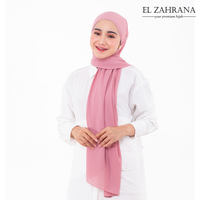 Gambar ELZAHRANA HIJAB Flory Pashmina Ceruty Babydoll - Pasmina Polos 2M Bold - Merah dari El Zahrana Kab. Gresik 2 Tokopedia