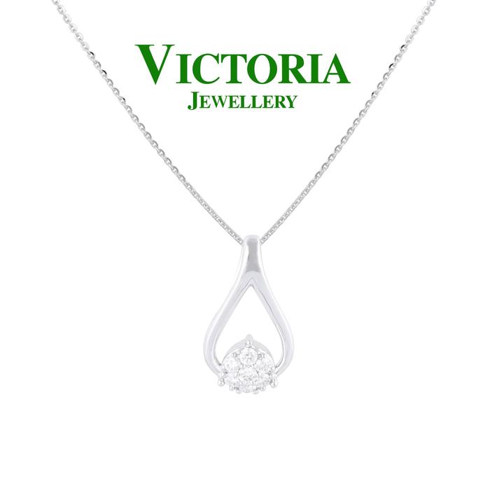 Gambar Liontin Berlian + Kalung VPD688260 Victoria Jewellery dari Victoria Jewellery Online Kota Administrasi Jakarta Selatan Tokopedia