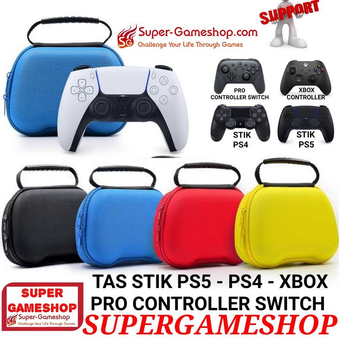 Gambar Tas Bag Cover Stik PS5 - Stik PS4 - Pro Controller Switch - Stik Xbox - Hitam dari Super-Gameshop.id Kota Administrasi Jakarta Pusat Tokopedia
