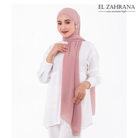 Gambar ELZAHRANA HIJAB Flory Pashmina Ceruty Babydoll - Pasmina Polos 2M Bold - Merah dari El Zahrana Kab. Gresik 1 Tokopedia