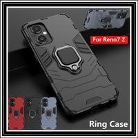 Gambar OPPO RENO 7Z 5G / RENO7 Z 5G TRANSFORMER RING STANDING HARD CASE COVER - BLACK, RENO 7Z 5G dari Original Shop Nillkin Kota Administrasi Jakarta Pusat 2 Tokopedia