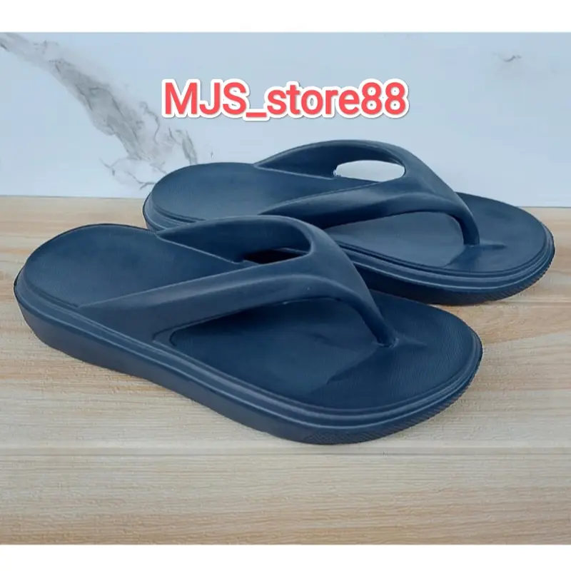 sandal jepit karet pria wanita flip flop/sendal santai size 39-44 3