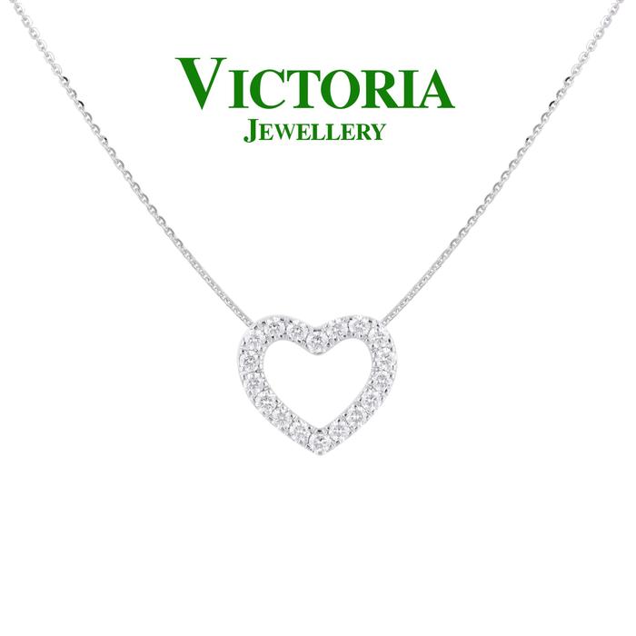 Gambar Liontin Berlian Love VPD683463 Victoria Jewellery dari Victoria Jewellery Online Kota Administrasi Jakarta Selatan Tokopedia