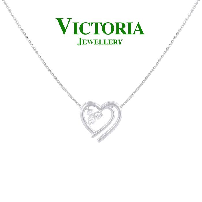 Gambar Liontin Berlian VPD718172 Victoria Jewellery - Rose Gold dari Victoria Jewellery Online Kota Administrasi Jakarta Selatan Tokopedia