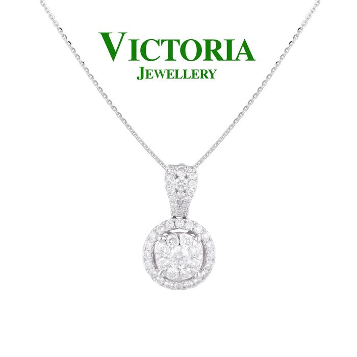 Gambar Liontin Berlian VPD681155 Victoria Jewellery dari Victoria Jewellery Online Kota Administrasi Jakarta Selatan Tokopedia
