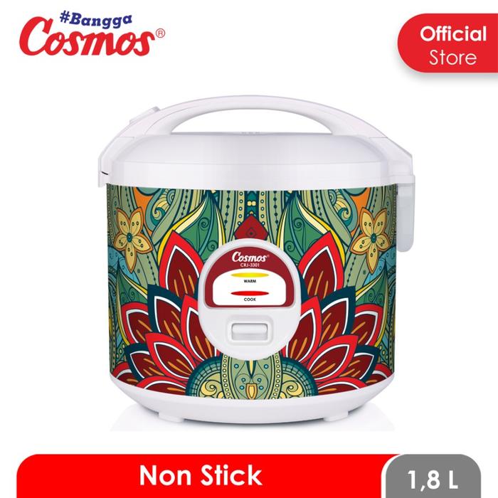 Gambar Cosmos - Magic Com 1.8 Liter 3in1 Nonstick / CRJ3301 dari ELEKTROPEDIA Kota Administrasi Jakarta Pusat Tokopedia