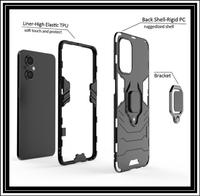 Gambar OPPO RENO 7Z 5G / RENO7 Z 5G TRANSFORMER RING STANDING HARD CASE COVER - BLACK, RENO 7Z 5G dari Original Shop Nillkin Kota Administrasi Jakarta Pusat 3 Tokopedia