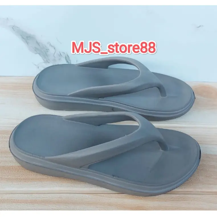 sandal jepit karet pria wanita flip flop/sendal santai size 39-44 4