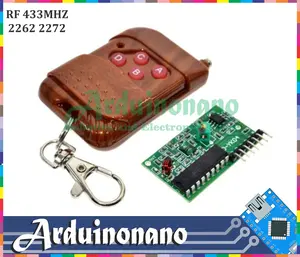 RF 433Mhz 2262 2272 Module 4 Channel Wireless Remote Control Kit 4 Key