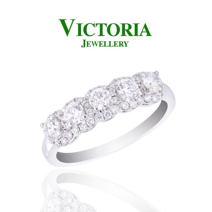 Gambar Cincin Berlian VLR523394 Victoria Jewellery dari Victoria Jewellery Online Kota Administrasi Jakarta Selatan Tokopedia