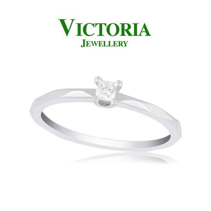 Gambar Cincin Berlian Solitaire VLR679183 Victoria Jewellery dari Victoria Jewellery Online Kota Administrasi Jakarta Selatan Tokopedia
