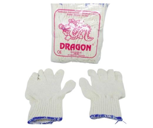 Sarung Tangan Kain katun 5 benang Biru Dragon 0