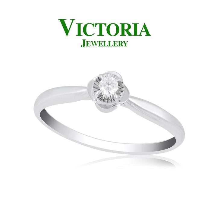 Gambar Cincin Berlian VLR812542 Victoria Jewellery dari Victoria Jewellery Online Kota Administrasi Jakarta Selatan Tokopedia