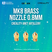 Gambar Creality Anet Artillery 3D Printer MK8 M6 0.8 mm Brass Nozzle dari 3D Zaiku Indonesia Kota Administrasi Jakarta Barat 1 Tokopedia