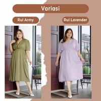 Gambar Midi Dress Wanita Big Size Acrow Dress Jumbo dari Mauready.beauty Kab. Sleman 5 Tokopedia