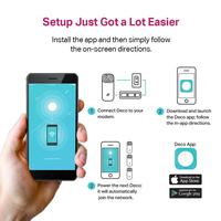 Gambar TP-Link Deco E4 2pack AC1200 Sistem Wi-Fi Mesh Seluruh Rumah dengan Teknologi Mesh Canggih Kecepatan 1167 Mbps untuk 100 Device - Smart dari Metoocel Official Kota Administrasi Jakarta Barat 4 Tokopedia