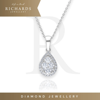 Gambar Richards Jewellery - Liontin Berlian – Pear Shape Pendant - 266543 - Liontin dari Richards Jewellery Jakarta Barat 1 Tokopedia