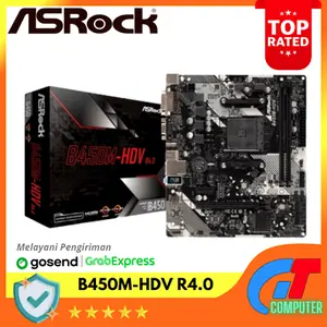 Motherboard ASROCK - B450M-HDV R4.0 Ryzen AM4 Micro ATX Form Factor