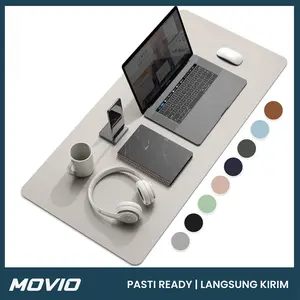 MOVIO Leather Desk Mat - Alas Laptop Meja Kerja Kulit PU Mouse Pad XL