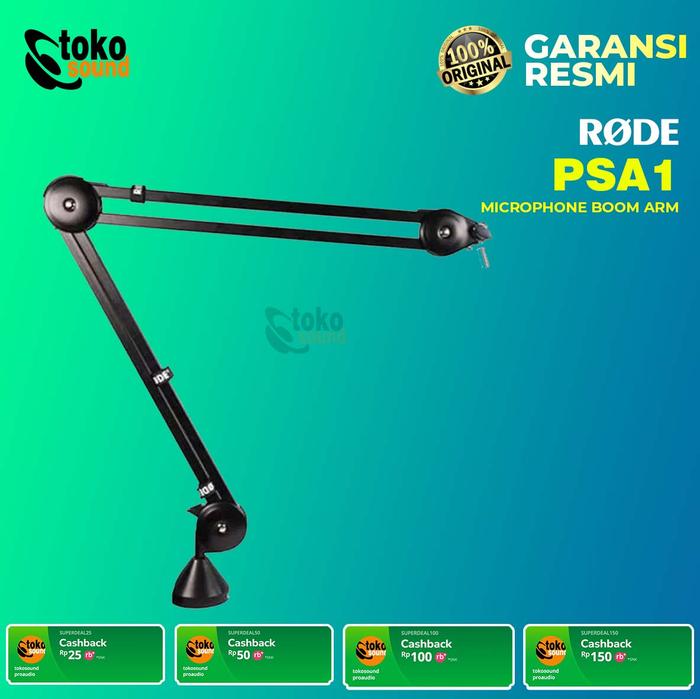 Gambar Rode PSA 1 - Professional Studio Boom Arm dari Tokosound Proaudio Kota Administrasi Jakarta Barat Tokopedia