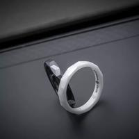 Gambar Nine Worlds cincin zirconia stacking ring 3mm black dan white bisa pilih - Hitam dari Nine Worlds Kota Administrasi Jakarta Barat 1 Tokopedia