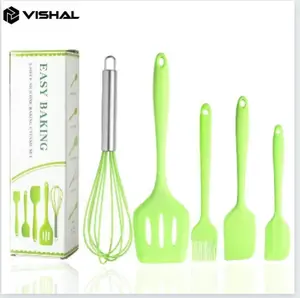 Vishal 5 Pcs Silicone Baking Utensil Set