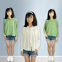 Gambar Blouse/Blus Tunik Fashion Anak Perempuan Lengan Panjang 8-16 Tahun dari Kimchan Shop Kota Administrasi Jakarta Utara 3 Tokopedia