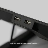 Gambar COOLINGPAD REXUS BREEZE B150 RGB Notebook CoolingPad Up to 15inch dari Techno Computer Bali Kota Denpasar 5 Tokopedia