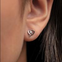 Gambar Anting Berlian Wanda - Tari Heart - Earrings - Rose Gold dari Wanda House Of Jewels Kota Administrasi Jakarta Pusat 4 Tokopedia