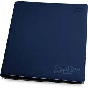 Ultimate Guard 12 Pocket Quadrow Portfolio Xenoskin Blue