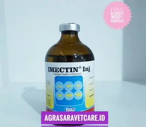 IMECTIN INJ. 100 ML - OBAT CACING HEWAN TERNAK SAPI KAMBING KUCING