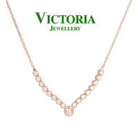 Gambar Liontin Berlian V + Kalung VNK690416 Victoria Jewellery - Putih dari Victoria Jewellery Online Kota Administrasi Jakarta Selatan 3 Tokopedia