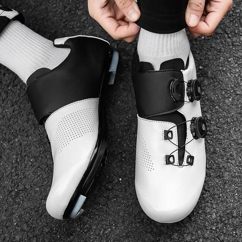 Sepatu Sepeda Roadbike MTB RPM A206 Multi Cleat Cycling Lock Shoes 4